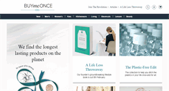 Desktop Screenshot of buymeonce.com